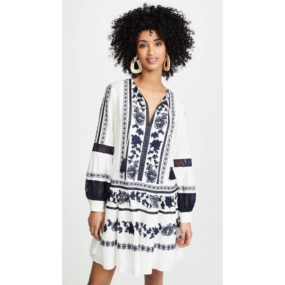 Tory Burch Gabriella Embroidered Dress Size 6